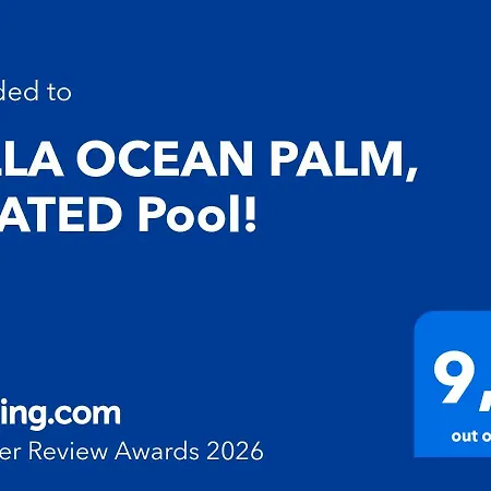 Ocean Palm, Heated Pool! Вилла
